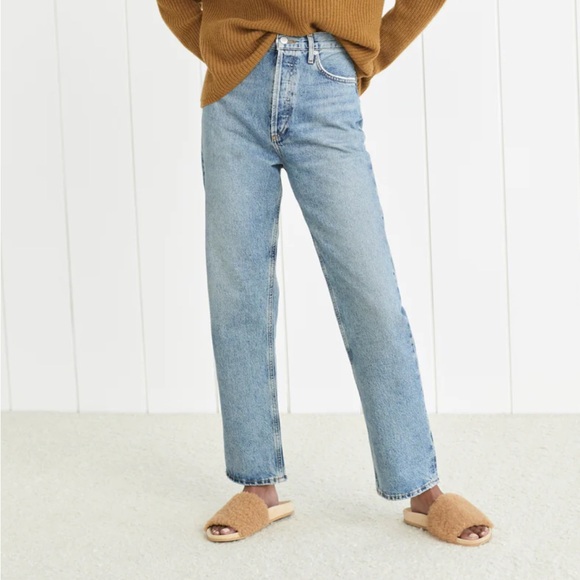 Agolde 90’s Pinch Waist High Rise Straight in Navigate size 25 - Picture 3 of 9